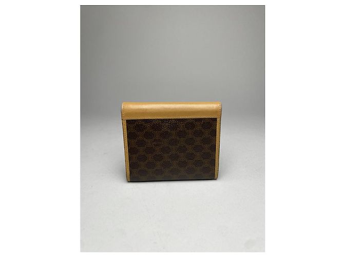 Céline Cartera de cuero marrón Celine Triomphe Castaño - vista 2