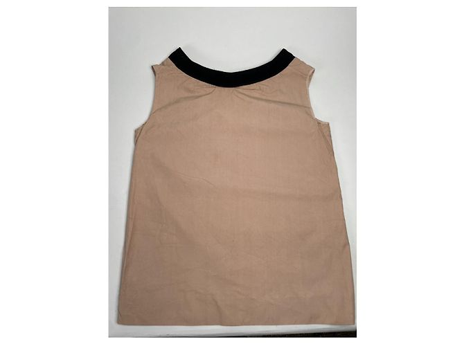 Top de algodão Marni Brown Marrom - vista 2