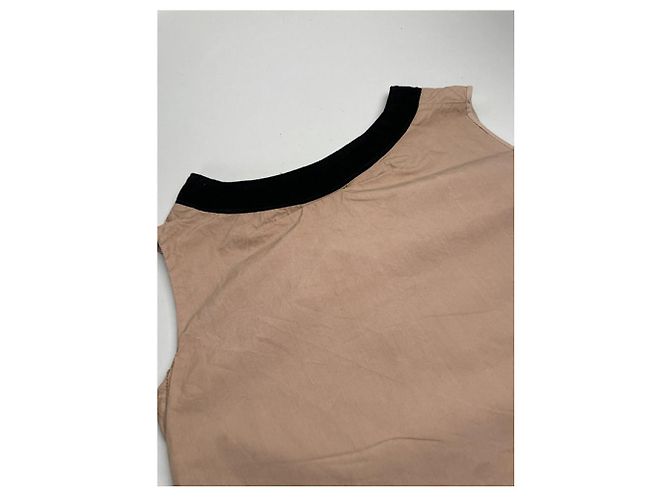Top de algodão Marni Brown Marrom - vista 3