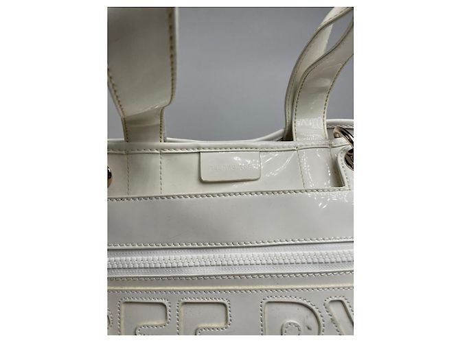 Borsa a mano in pelle verniciata bianca See by Chloé Bianco - vista 2