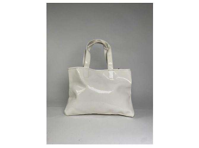 Borsa a mano in pelle verniciata bianca See by Chloé Bianco - vista 3