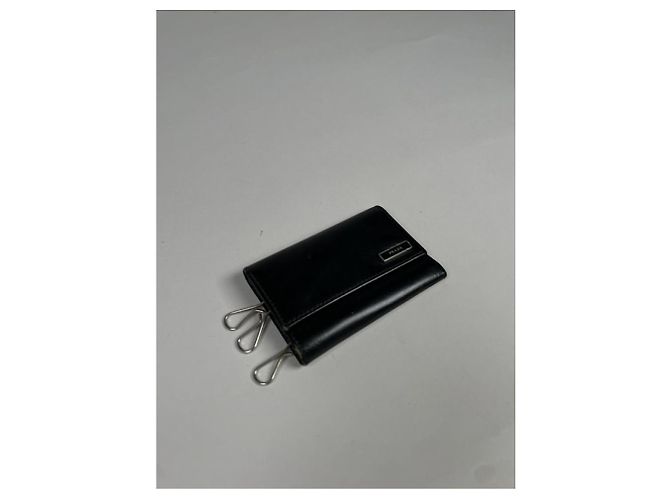 Prada schwarze Lederhandtasche - Ansicht 2