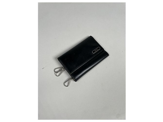 Prada schwarze Lederhandtasche - Ansicht 3