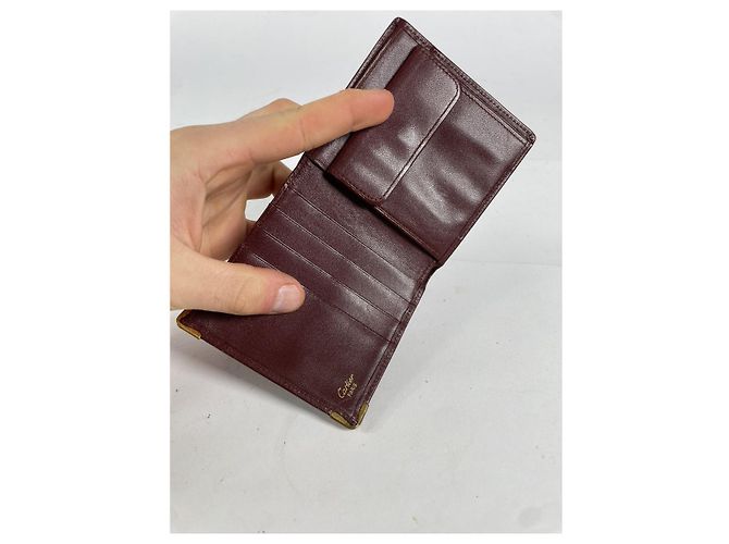 Cartier Bordeaux Lackleder Tasche - Ansicht 4