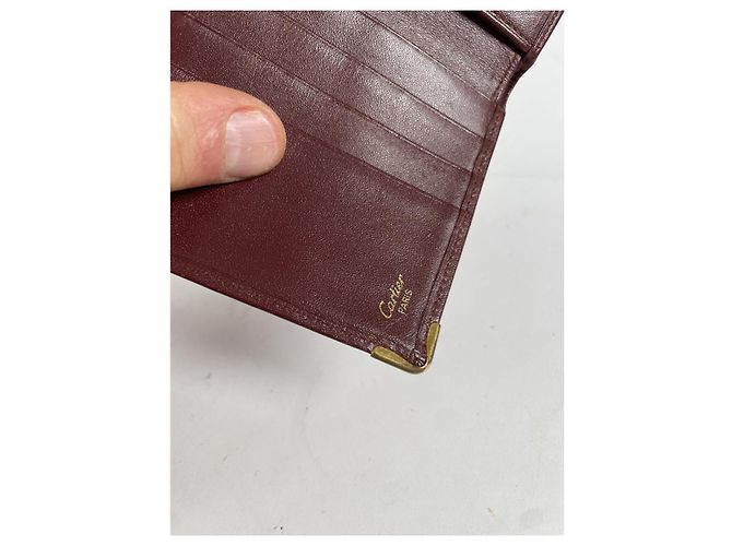 Cartier Bordeaux Lackleder Tasche - Ansicht 5