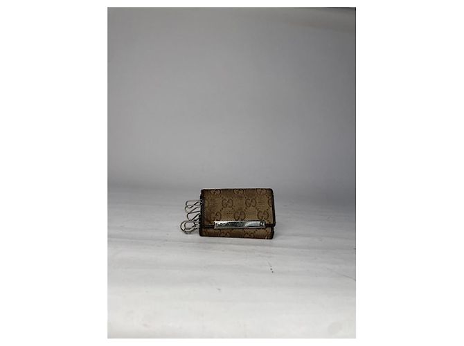 Borsa in pelle beige Gucci GG Blooms - vista 3