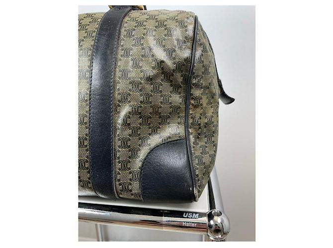 Céline Borsa in pelle nera Celine Tabou Nero - vista 3
