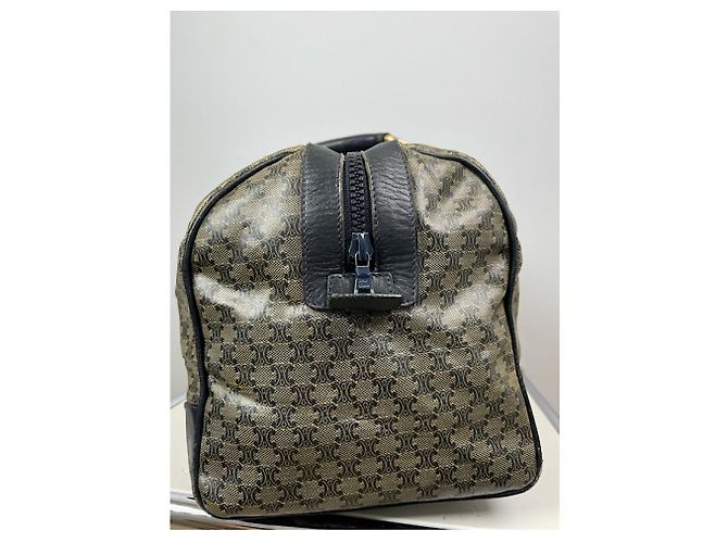 Céline Borsa in pelle nera Celine Tabou Nero - vista 5