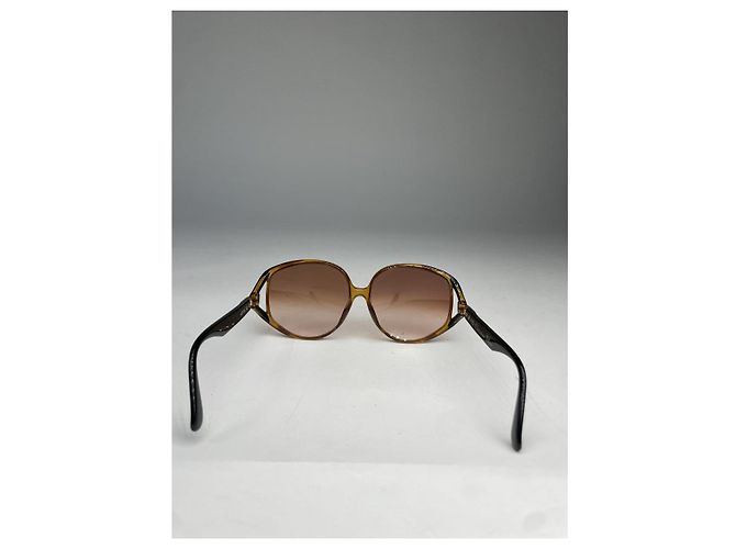 Gafas de sol de plástico marrón Dior Castaño - vista 3