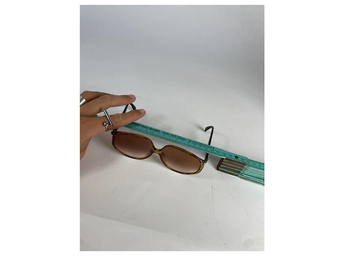 Gafas de sol de plástico marrón Dior Castaño - vista 5