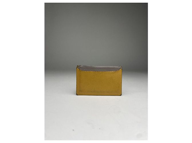 Borsa in pelle gialla Miu Miu Giallo - vista 2