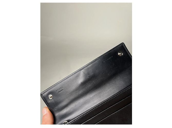 Prada Black Leather Wallet - view 5