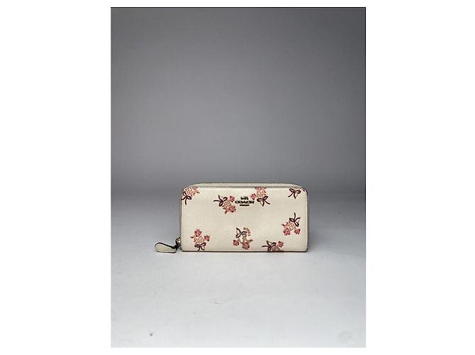 Billetera de cuero blanco Coach - vista 2