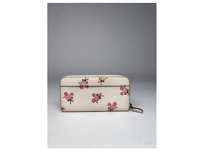 Billetera de cuero blanco Coach - vista 3