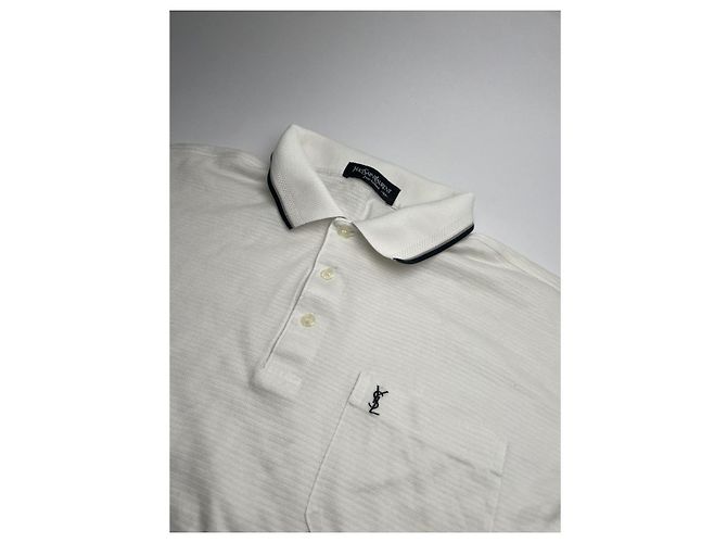 Yves Saint Laurent Suéter de Algodão Branco e Moletom - vista 2