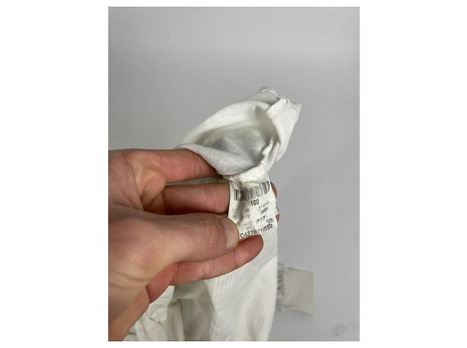 Yves Saint Laurent Suéter de Algodão Branco e Moletom - vista 3