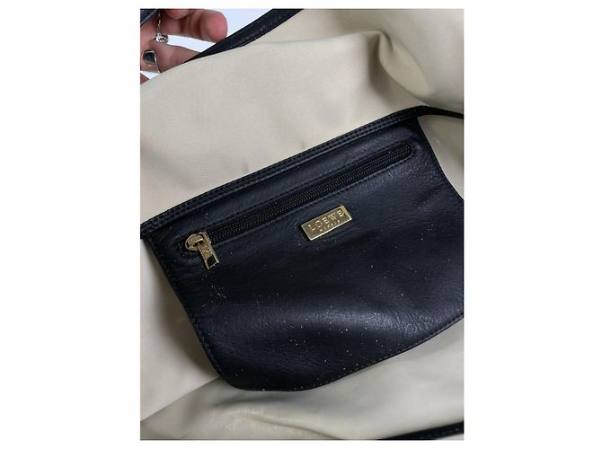 Loewe Anagramm Tasche aus weißem Polyester - Ansicht 3