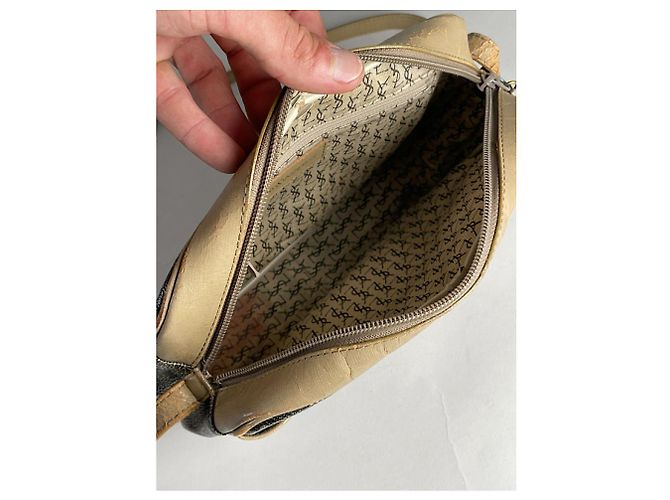 Borsa in pelle nera Yves Saint Laurent Nero - vista 3