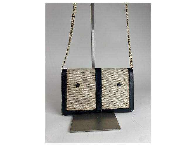 Céline Sac à main en cuir multicolore Celine Triomphe chain - vue 5