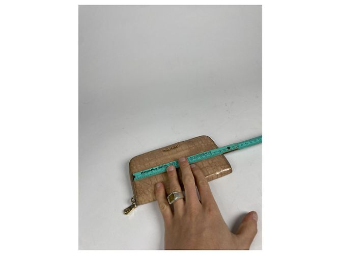 Cartera de cuero marrón Miu Miu Castaño - vista 4