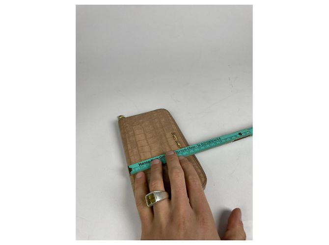 Cartera de cuero marrón Miu Miu Castaño - vista 5