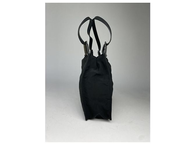 Borsa a mano in cotone nero Bottega Veneta - vista 4
