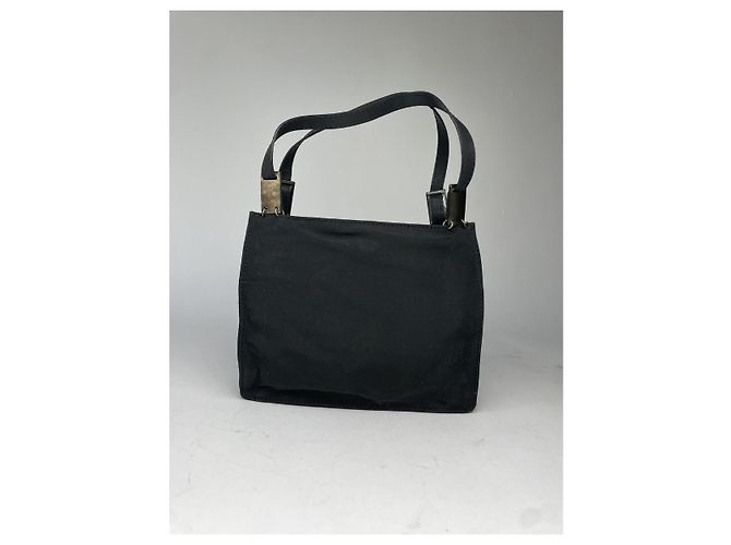 Borsa a mano in cotone nero Bottega Veneta - vista 5