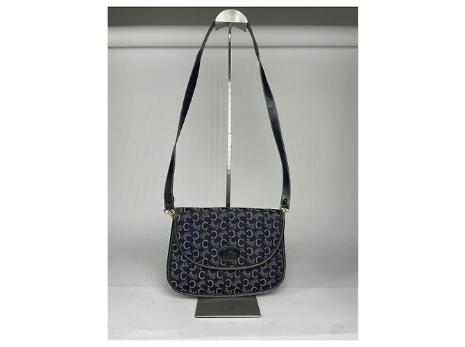 Céline Borsa in pelle blu navy Celine SAC 16 BESACE - vista 2