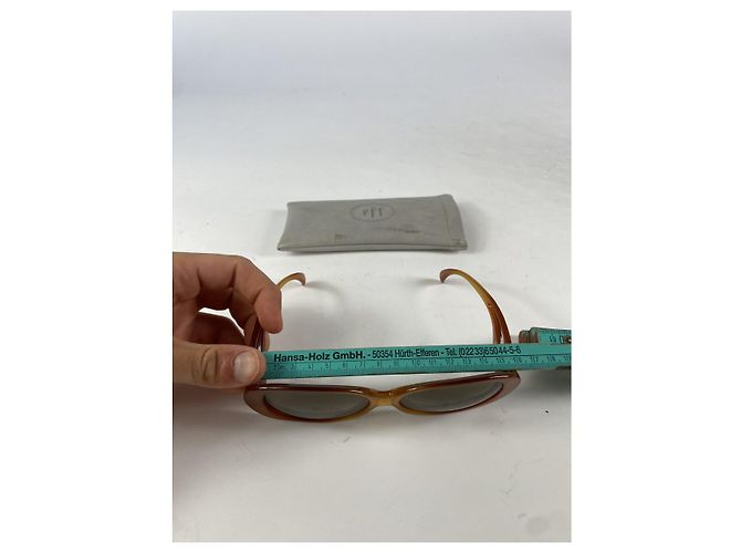 Gafas de sol de plástico marrón Dior Castaño - vista 5