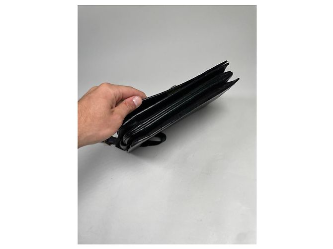 Borsa in pelle nera Valentino Garavani Vsling Nero - vista 2