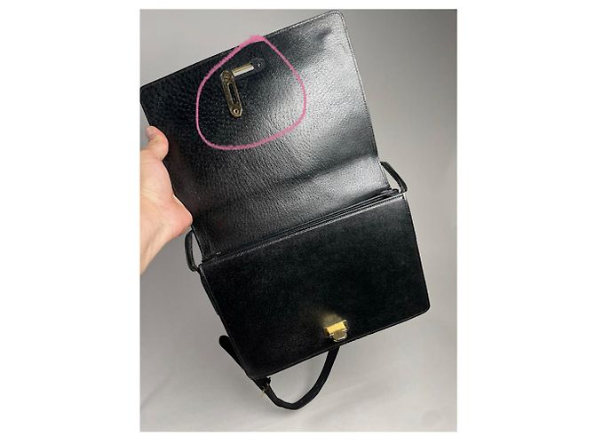 Borsa in pelle nera Valentino Garavani Vsling Nero - vista 5