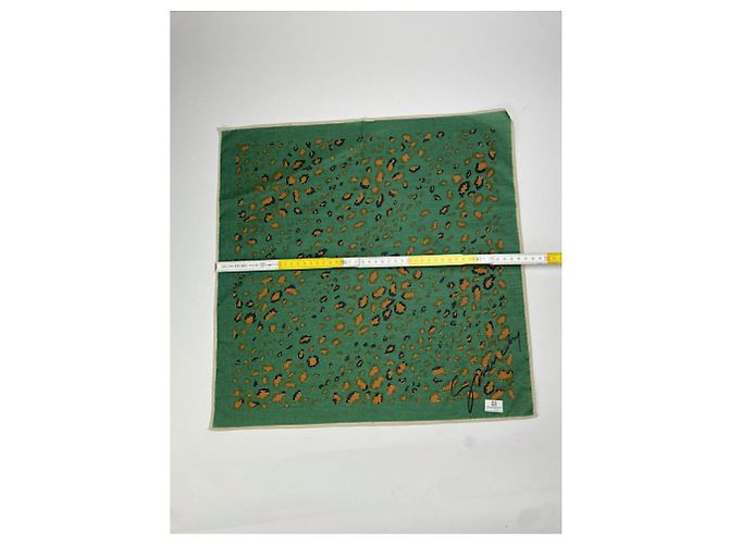 Givenchy Green Silk Scarf - view 4