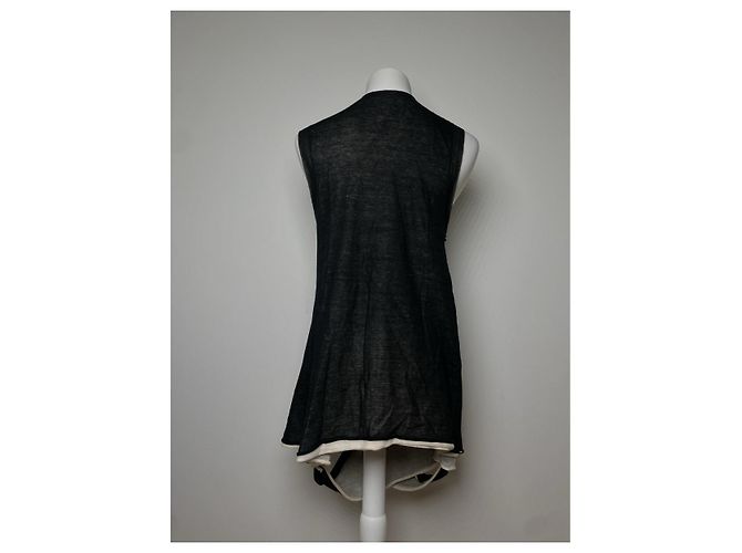 Top de lana negra Issey Miyake Negro - vista 4