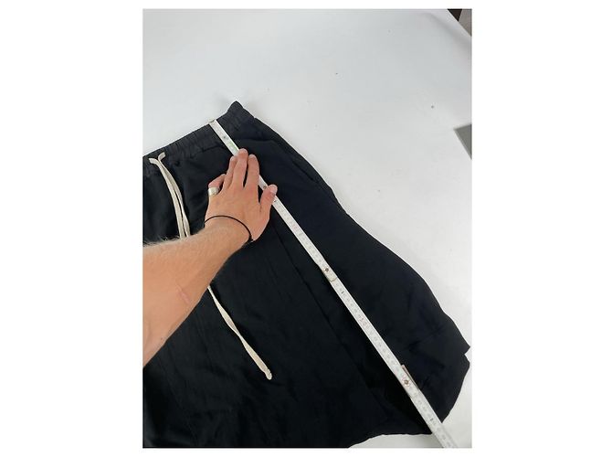 Pantalón de seda negro Rick Owens - vista 4