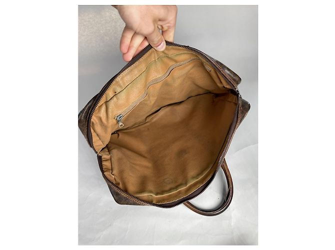 Céline Borsa a secchiello in pelle marrone Celine - vista 2