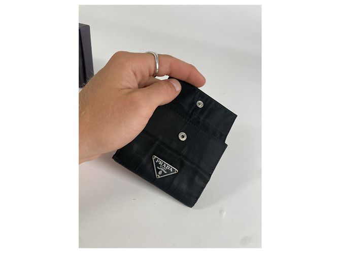 Borsa in poliestere nera Prada Nero - vista 4