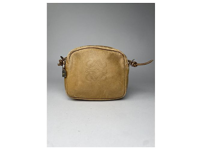 Loewe Amazona Beiger Lederhandtasche - Ansicht 4