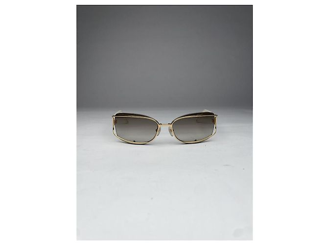Gafas de sol de metal dorado Chanel - vista 2
