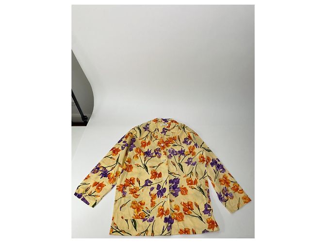 Yves Saint Laurent Mehrfarbige Baumwollstrickwaren - Ansicht 2