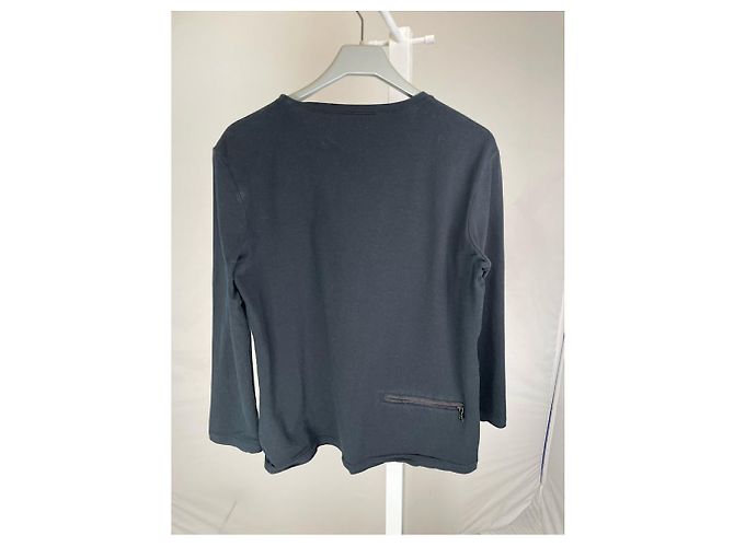 Prada Maglione in Cotone Nero - vista 2