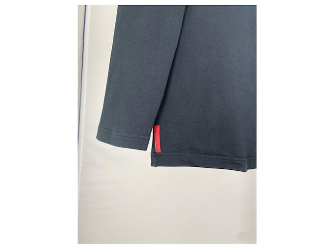 Prada Maglione in Cotone Nero - vista 4