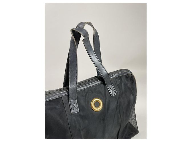 Céline Celine schwarze Polyester-Handtasche - Ansicht 3