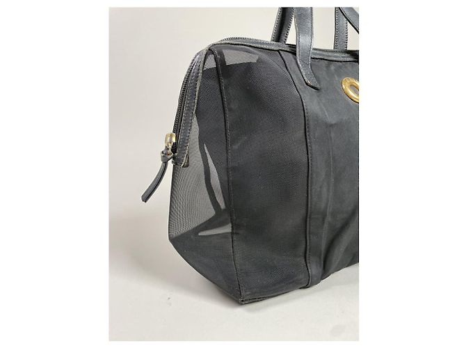 Céline Celine schwarze Polyester-Handtasche - Ansicht 4