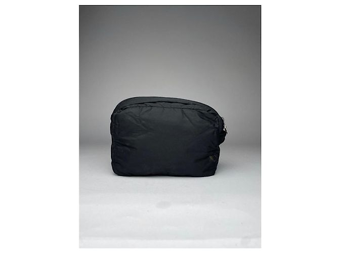 Clutch in poliestere nero Prada - vista 5