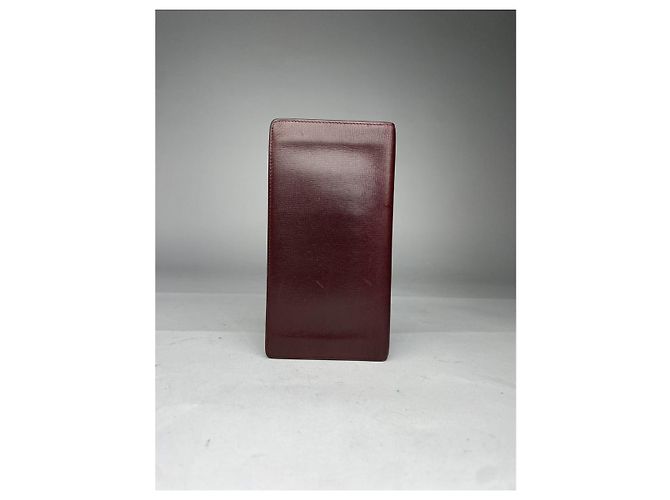 Borsa in pelle bordeaux Cartier Bordò - vista 3