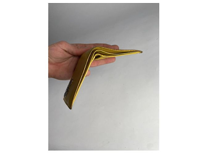 Bolsa pequena de couro amarelo Prada - vista 5