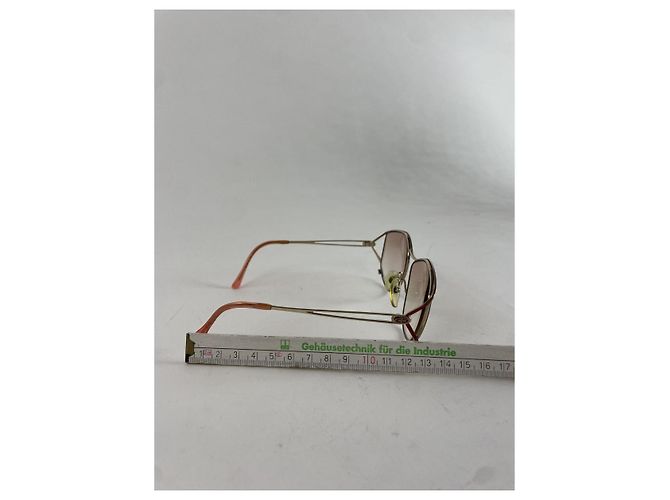 Dior rosa Metall Sonnenbrille Pink - Ansicht 3