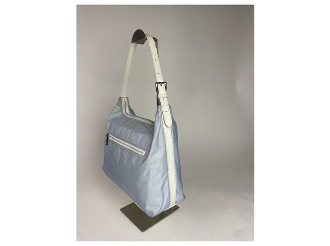 Courreges Courrèges blauer Baumwollhandtasche - Ansicht 3