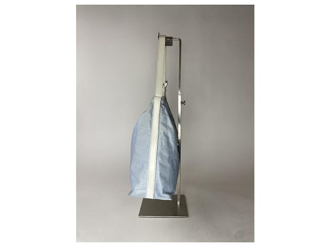 Courreges Courrèges blauer Baumwollhandtasche - Ansicht 4