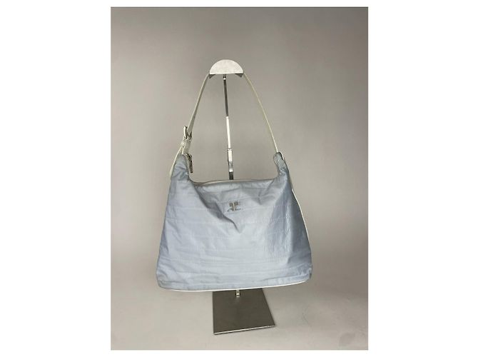 Courreges Courrèges blauer Baumwollhandtasche - Ansicht 5